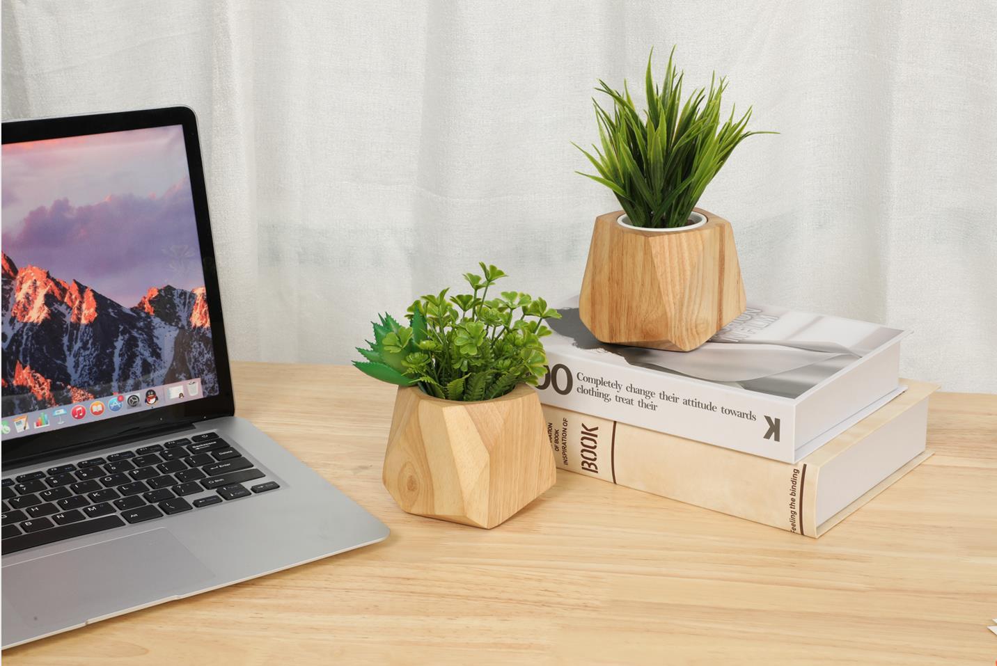 Simple Wooden Flowerpot Creative Home Garden - One Red Hill